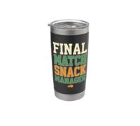 Final Match Snack Manager Humor Vaso térmico de acero inoxidable de doble pared