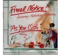 Final Notice! - As You Wish (1989, Feat. Alphonse Mouzon) [Import]