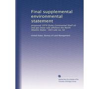 Final supplemental environmental statement: proposed 1979 Outer Continental Shelf oil and gas lease sale offshore the North Atlantic States : OCS sale no. 42