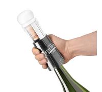 Final Touch Cork Popper Champagne Sparkling Wine Bottle Cork Abridor de botellas de champán con corcho y abrebotellas Plus Free apto para Guía de Comida FTA7028
