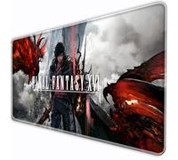 Final VII Game Fantasy XIV Rebirth XXLMousePad, 90 x 40 cm Large MousePad | Anti Slip Desktop Pad | Precise Control GamingMousePad | PC Computer Keyboard Desktop Pad (D, 80 × 30 cm)