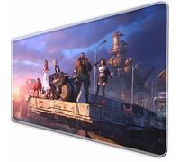 Final VII Game Fantasy XIV Rebirth XXLMousePad, 90 x 40 cm Large MousePad | Antideslizante Desktop Pad | Precise Control GamingMousePad | PC Computer Keyboard Desktop Pad (A,80×30cm)