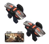 FinalCool Gatillos para Movil Call of Duty PUBG Mobile, Joystick Botones 6 Dedos L1R1 L2R2, Gatillos para Juegos Móviles, Compatible con iPhone/Android, No Operating System Alta Sensibilidad