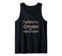 Finales Semana Vida Estudiantil Universidad Humor Café Adicto Camiseta sin Mangas