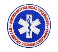 Finally Home Parche redondo para planchar de Emergency Medical Technician | Medic Cross Patches, paramédico para planchar, parche para airsoft