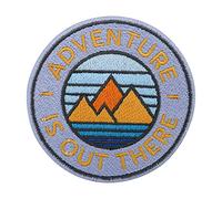 Finally Home Parche termoadhesivo - Adventure is out there | Outdoor Montaña Parches, Parche para planchar, Senderismo Aplique, Excursionista Remiendo