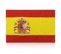 Finally Home Parche termoadhesivo con la bandera de España, 7,6 x 5 cm, diseño de bandera de España