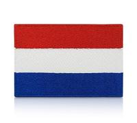 Finally Home Parche termoadhesivo con la bandera de los Países Bajos, 7,5 x 5 cm, bandera de Holanda