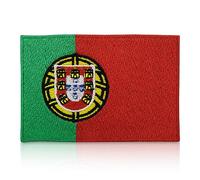 Finally Home Parche termoadhesivo con la bandera de Portugal, 7,5 x 5 cm, bandera portuguesa