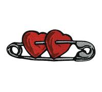 Finally Home Parche termoadhesivo - Deja que tu corazón sea tu guía | Corazón Parches, Amor Parche para planchar, Alfiler De Seguridad Aplique, Corazones Remiendo