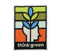 Finally Home Parche termoadhesivo para planchar, diseño de plantas y clima, diseño de la Tierra Mundo