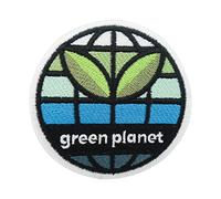 Finally Home Parche termoadhesivo - Planeta Verde | Planetas Tierra Planetas Planetas Planetas Tierra Planetas Mundial Parche Natural Parche