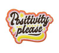 Finally Home Positivity Please - Parche termoadhesivo con diseño de estrella