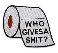 Finally Home Who Gives a S *** Parche de papel higiénico para planchar | Parches de papel higiénico para planchar