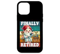 Finally Retired Dad Gnome For Men And Women Happy Retirement Carcasa para iPhone 12 mini