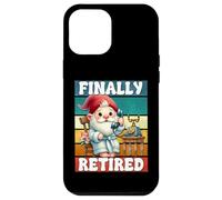 Finally Retired Dad Gnome For Men And Women Happy Retirement Carcasa para iPhone 12 Pro Max