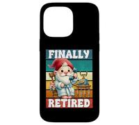 Finally Retired Dad Gnome For Men And Women Happy Retirement Carcasa para iPhone 14 Pro Max
