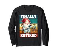 Finally Retired Dad Gnome For Men And Women Happy Retirement Manga Larga