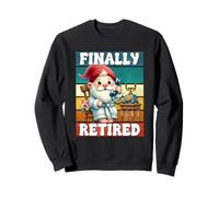 Finally Retired Dad Gnome For Men And Women Happy Retirement Sudadera