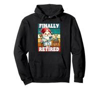Finally Retired Dad Gnome For Men And Women Happy Retirement Sudadera con Capucha