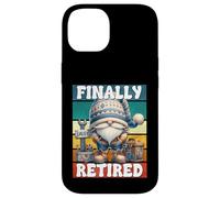 Finally Retired Dad Handyman GNOME For Funny Retirement Carcasa para iPhone 14