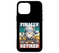 Finally Retired Dad Handyman GNOME For Funny Retirement Carcasa para iPhone 16 Pro MAX
