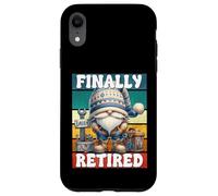 Finally Retired Dad Handyman GNOME For Funny Retirement Carcasa para iPhone XR