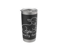 Finalmente Encontrado Ovejas Cristianas Fe Jesús Adoración Religiosa Vaso térmico de acero inoxidable de doble pared