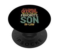Finalmente es oficial Soy el hijo favorito Retro PopSockets PopGrip Adhesivo