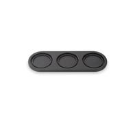 FinaMill Bandeja apilable para Molinillo de Sal y Pimienta, Almacenamiento FinaPod apilable, Accesorios de Cocina Elegantes para Molinillo de Especias, Listo para Regalo, Bandeja apilable Negra