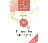 Finance for Managers (Harvard Business Essentials)