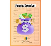Finance Organizer: Daily Expense Tracker Journal with 120 Pages to Manage Money