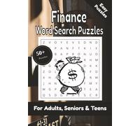 Finance Word Search Puzzle: 50+ Puzzles Word Search Easy to Read about Finance and More | 6x9 inches, 110 pages | Gift for Finance & Economics Lover