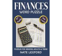 Finances Word Search Puzzle Book: Word Searches with Easy to Read Print about Finances, Accounting, Money and more | 6x9 inches, 110 pages |50+ Puzzles … Gifts for Vacations, Holidays and Free Times