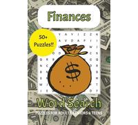 Finances Word Search Puzzle Book: Word Searches with Easy to Read Print about Money, Investments, Financial and More | 6x9 inches, 110 pages | 50+ Puzzles | Gift for Vacations, Holidays and Free Time