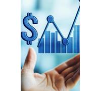 Financial Success Hardcover Journal: Blue Growth Edition: Premium Professional Notebook for Investment Tracking, Business Goals, and Financial Planning - 5.5 x 8.5" - 80 Lined Pages