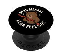 Finanzas Humor Accidente del mercado de valores Invertir Meme Stonks PopSockets PopGrip Adhesivo