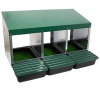 FINCA CASAREJO Ponedero de 3 Huecos - Ponedero Premium con Fondo Acolchado