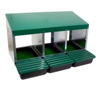 Finca casarejo ponedero premium de 3 huecos para gallinas