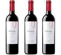 Finca Villacreces Pruno 2023 - Vino Tinto Crianza D.O. Ribera del Duero - 75 Cl - Pack 3 Botellas - Crianza elegante con notas de frutas rojas y roble francés