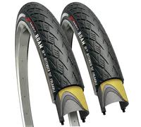 Fincci Cubierta 700x35c 37-622 Plegable con Protección Antipinchazos 1MM | Fincci Bicicleta Cubiertas 700c x 35 cm con 30 TPI y Presión 50-80 PSI para Mayor Resistencia y Seguridad - Pack de 2