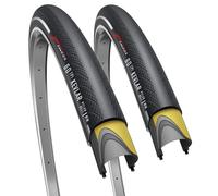 Fincci Cubiertas 700x28 28-622 Plegable con Banda Reflectante y Protección | Cubierta Antipinchazos 700x28 con Carcasa 60 TPI y Presión de 80-110 PSI para un Rendimiento Óptimo - Pack de 2