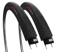 Fincci Cubiertas MTB 26 x 1.25 Pulgadas 32-559 - Neumáticos Plegables 26" para Bicicletas de Montaña, Híbridas, Eléctricas y Urbanas - Paquete de 2