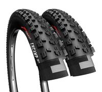 Fincci Par Cubierta Bicicleta 26x1.95 Pulgados 50-559 Plegable Cubiertas Neumatico para MTB Montaña Fuera del Camino Hibrida Bici con 26 x 1.95 Neumaticos (Paquete de 2)
