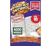 FIND-A-WORD Search Puzzle Book- New for 2026! 4000 Words-NO SQUINTING REQUIRED! VOL 10: FIND-A-WORD Search Puzzle book for all ages. Puzzles to keep ... 6x9 Format. (FIND-A-WORD 15 Volume Series)