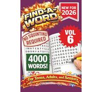 FIND-A-WORD Search Puzzle Book- New for 2026! 4000 Words-NO SQUINTING REQUIRED! VOL 6: FIND-A-WORD Search Puzzle book for all ages. Puzzles to keep ... 8.5x11 Format. (FIND-A-WORD 15 Volume Series)