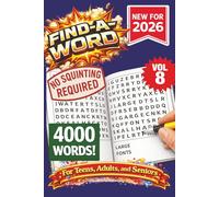 FIND-A-WORD Search Puzzle Book- New for 2026! 4000 Words-NO SQUINTING REQUIRED! VOL 8: FIND-A-WORD Search Puzzle book for all ages. Puzzles to keep ... 6x9 Format. (FIND-A-WORD 15 Volume Series)