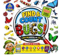 Find and Count Bugs: A Fun Seek and Find Book for Kids with Over 1,500 Pictures of Bugs, Insects and Objects to Help Learn Colors and Practice Counting (Find and Count Books for Kids Ages 4-7)