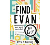 Find Evan: A Personalized Word Search Puzzle Book: The Perfect Gift for a Unique and Memorable Challenge