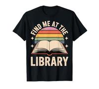 Find Me At The Library Bibliotecario Ratón De Biblioteca Camiseta